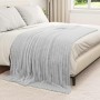 Manta Gris 200 x 150 cm Lana en Ropa de cama | Comprar online en Foru.es