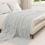 Manta Gris 270 x 240 cm Lana en Ropa de cama | Comprar online en Foru.es
