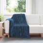 Manta Azul marino 150 x 130 cm Lana en Ropa de cama | Comprar online en Foru.es