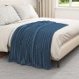 Manta Azul marino 150 x 130 cm Lana en Ropa de cama | Comprar online en Foru.es