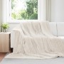 Manta Crema 270 x 240 cm Lana en Ropa de cama | Comprar online en Foru.es