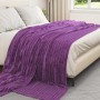 Manta Morado 240 x 220 cm Lana en Ropa de cama | Comprar online en Foru.es