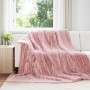 Manta Rosa 270 x 240 cm Lana en Ropa de cama | Comprar online en Foru.es