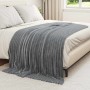 Mantitas de Sofá 6 pcs Gris oscuro 200 x 150 cm Lana en Ropa de cama | Comprar online en Foru.es