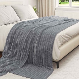 Mantitas de Sofá 6 pcs Gris oscuro 240 x 220 cm Lana en Ropa de cama | Comprar online en Foru.es