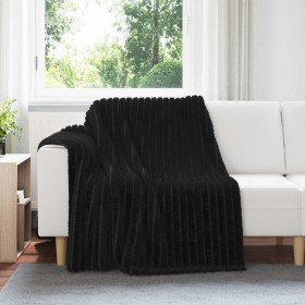 Mantitas de Sofá 6 pcs Negro 200 x 150 cm Lana en Ropa de cama | Comprar online en Foru.es