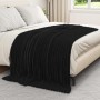 Mantitas de Sofá 6 pcs Negro 200 x 150 cm Lana en Ropa de cama | Comprar online en Foru.es