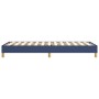 Estructura de cama de tela azul 90x190 cm de vidaXL, Camas y somieres - Ref: Foro24-3120580, Precio: 75,38 €, Descuento: %