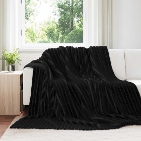 Mantitas de Sofá 6 pcs Negro 270 x 240 cm Lana en Ropa de cama | Comprar online en Foru.es