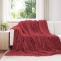 Mantitas de Sofá 6 pcs Rojo Burdeos 240 x 220 cm Lana en Ropa de cama | Comprar online en Foru.es