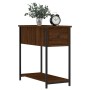 Mesita de noche madera de ingeniería marrón roble 30x60x60 cm de vidaXL, Mesitas de noche - Ref: Foro24-826061, Precio: 39,31...