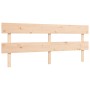 Estructura de cama de matrimonio con cabecero madera maciza de vidaXL, Camas y somieres - Ref: Foro24-3193546, Precio: 152,97...