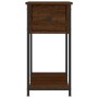 Mesita de noche madera de ingeniería marrón roble 30x60x60 cm de vidaXL, Mesitas de noche - Ref: Foro24-826061, Precio: 39,31...