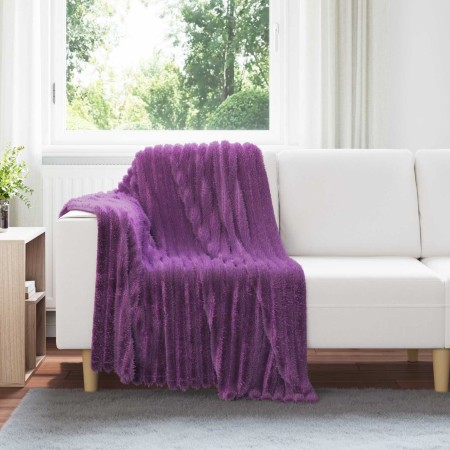 Mantitas de Sofá 6 pcs Morado 150 x 130 cm Lana en Ropa de cama | Comprar online en Foru.es