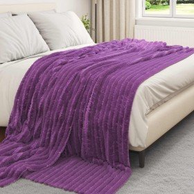 Mantitas de Sofá 6 pcs Morado 270 x 240 cm Lana en Ropa de cama | Comprar online en Foru.es
