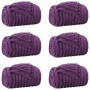 Mantitas de Sofá 6 pcs Morado 270 x 240 cm Lana en Ropa de cama | Comprar online en Foru.es