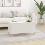 Mesa de centro madera contrachapada blanco brillo 90x44,5x45 cm de vidaXL, Mesas de centro - Ref: Foro24-819582, Precio: 69,4...