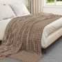 Manta Camel 240 x 220 cm Lana en Ropa de cama | Comprar online en Foru.es