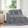 Manta Gris oscuro 270 x 240 cm Lana en Ropa de cama | Comprar online en Foru.es