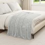 Manta Gris 150 x 130 cm Lana en Ropa de cama | Comprar online en Foru.es