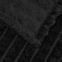 Manta Negro 200 x 150 cm Lana en Ropa de cama | Comprar online en Foru.es