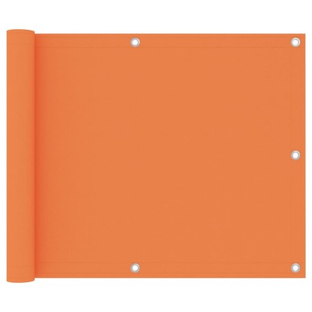 Toldo para balcón tela oxford naranja 75x400 cm en Sombrillas | Comprar online en Foru.es