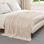 Mantitas de Sofá 6 pcs Beige 200 x 150 cm Lana en Ropa de cama | Comprar online en Foru.es