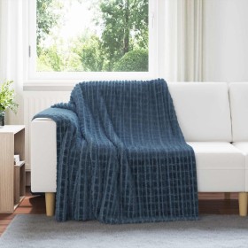 Mantitas de Sofá 6 pcs Azul marino 200 x 150 cm Lana en Ropa de cama | Comprar online en Foru.es