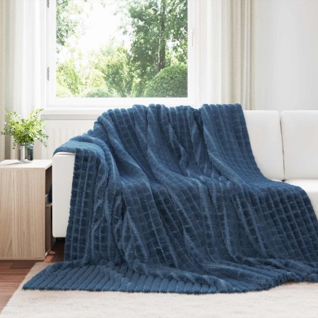 Mantitas de Sofá 6 pcs Azul marino 270 x 240 cm Lana en Ropa de cama | Comprar online en Foru.es