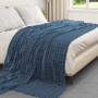 Mantitas de Sofá 6 pcs Azul marino 270 x 240 cm Lana en Ropa de cama | Comprar online en Foru.es