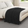 Mantitas de Sofá 6 pcs Negro 150 x 130 cm Lana en Ropa de cama | Comprar online en Foru.es