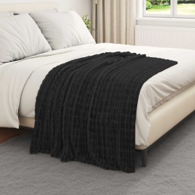 Mantitas de Sofá 6 pcs Negro 150 x 130 cm Lana en Ropa de cama | Comprar online en Foru.es