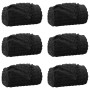 Mantitas de Sofá 6 pcs Negro 150 x 130 cm Lana en Ropa de cama | Comprar online en Foru.es
