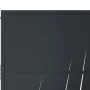 Anthracite grey steel garden gate with grass design 105x180 cm by vidaXL, garden gates - Ref: Foro24-153170, Price: 318,41 €,...