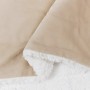 Manta Beige 220 x 240 cm Lana en Ropa de cama | Comprar online en Foru.es