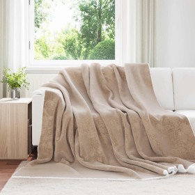 Manta Camel 220 x 240 cm Lana en Ropa de cama | Comprar online en Foru.es
