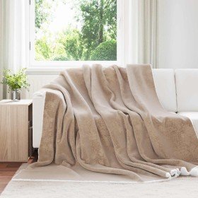 Manta Camel 220 x 240 cm Lana en Ropa de cama | Comprar online en Foru.es