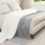 Manta Gris 240 x 270 cm Lana en Ropa de cama | Comprar online en Foru.es
