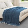 Manta Azul marino 150 x 200 cm Lana en Ropa de cama | Comprar online en Foru.es