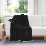 Manta Negro 130 x 150 cm Lana en Ropa de cama | Comprar online en Foru.es