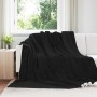 Manta Negro 240 x 270 cm Lana en Ropa de cama | Comprar online en Foru.es
