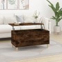 Mesa de centro madera contrachapada roble ahumado 90x44,5x45 cm de vidaXL, Mesas de centro - Ref: Foro24-819585, Precio: 63,7...