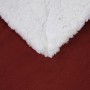 Manta Rojo Burdeos 240 x 270 cm Lana en Ropa de cama | Comprar online en Foru.es