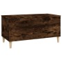 Mesa de centro madera contrachapada roble ahumado 90x44,5x45 cm de vidaXL, Mesas de centro - Ref: Foro24-819585, Precio: 63,7...