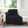 Manta Negro 200 x 150 cm Lana en Ropa de cama | Comprar online en Foru.es