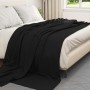 Manta Negro 240 x 220 cm Lana en Ropa de cama | Comprar online en Foru.es