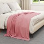 Manta Rosa 170 x 130 cm Lana en Ropa de cama | Comprar online en Foru.es