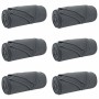 Mantitas de Sofá 6 pcs Gris oscuro 270 x 240 cm Lana en Ropa de cama | Comprar online en Foru.es