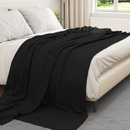 Mantitas de Sofá 6 pcs Negro 270 x 240 cm Lana en Ropa de cama | Comprar online en Foru.es