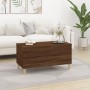 Mesa de centro madera contrachapada roble marrón 90x44,5x45 cm de vidaXL, Mesas de centro - Ref: Foro24-819587, Precio: 65,63...